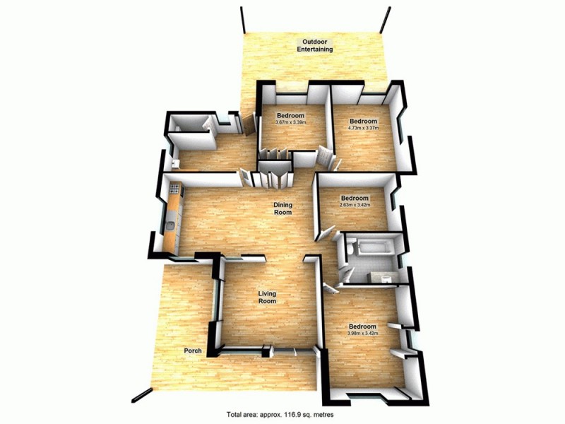 67 Mons Road, Carina Heights QLD 4152 Floorplan