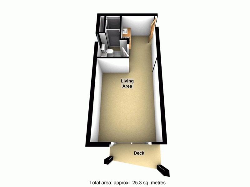 522/188 Shafston Avenue, Kangaroo Point QLD 4169 Floorplan