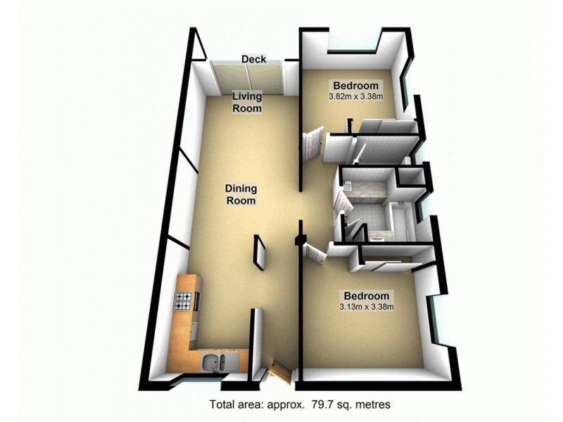 8/311 Boundary Road, West End QLD 4101 Floorplan