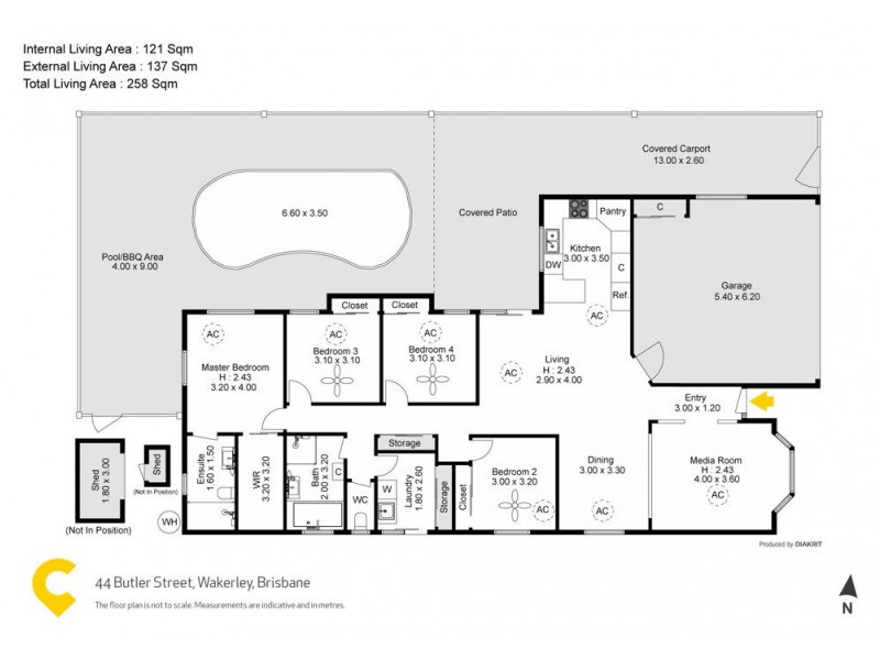 44 Butler Street, Wakerley QLD 4154 Floorplan