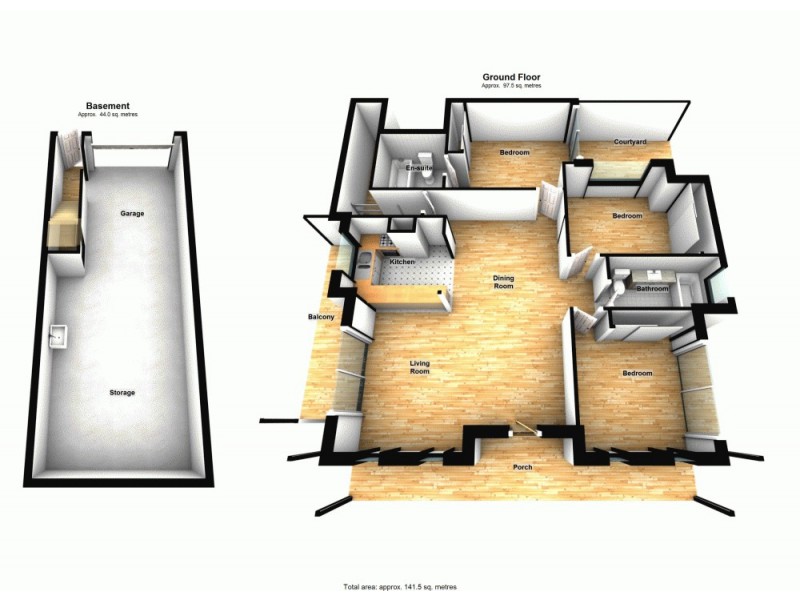 2/101 Sir Fred Schonell Drive, St Lucia QLD 4067 Floorplan