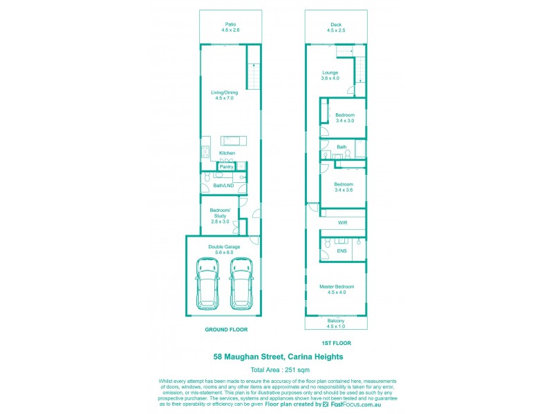 58 Maughan Street, Carina Heights QLD 4152 Floorplan