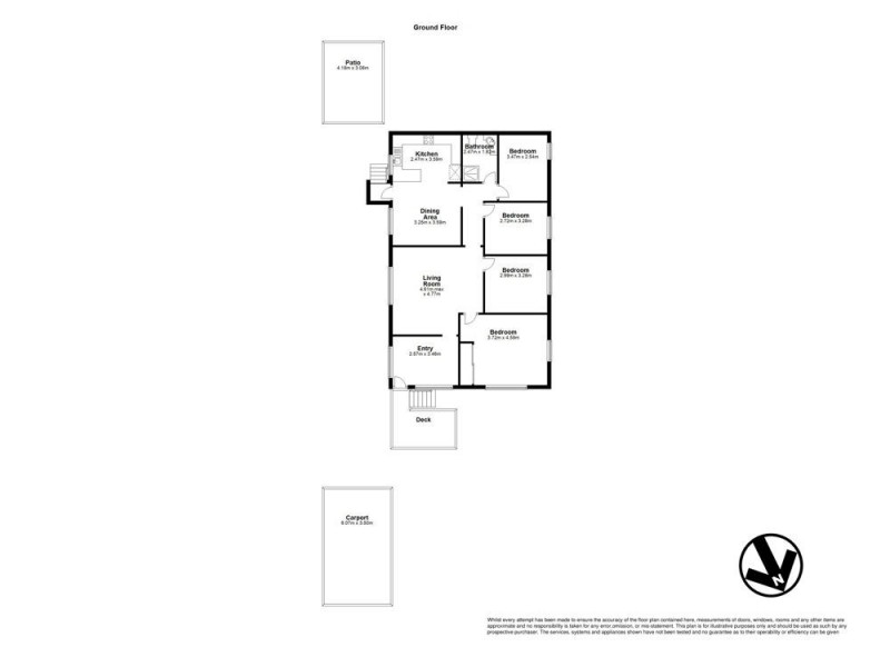 47 Vickers Street, Carina Heights QLD 4152 Floorplan
