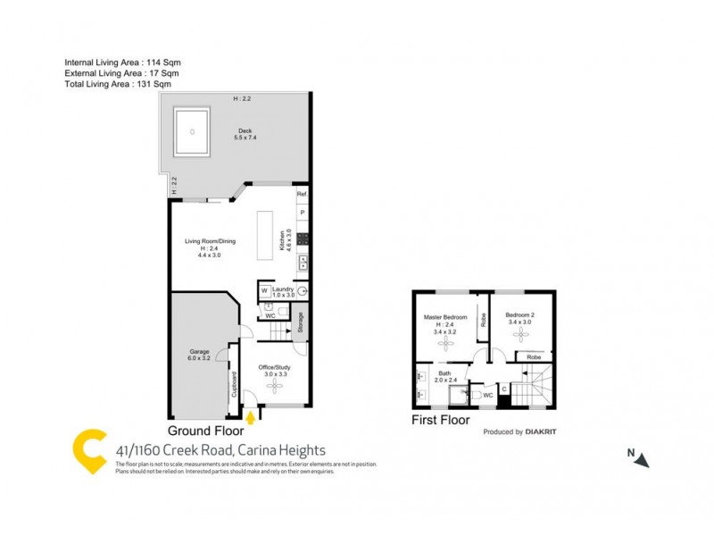 41/1160 Creek Road, Carina Heights QLD 4152 Floorplan