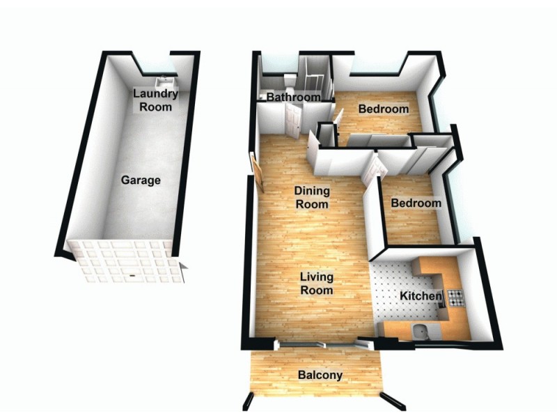 2/666 Kingsford Smith Drive, Hamilton QLD 4007 Floorplan