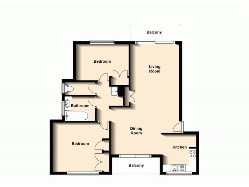 25/7 Main Avenue, Coorparoo QLD 4151 Floorplan
