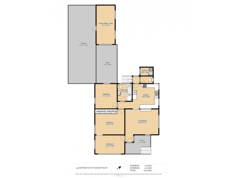34 Hathway Street, Mount Gravatt East QLD 4122 Floorplan