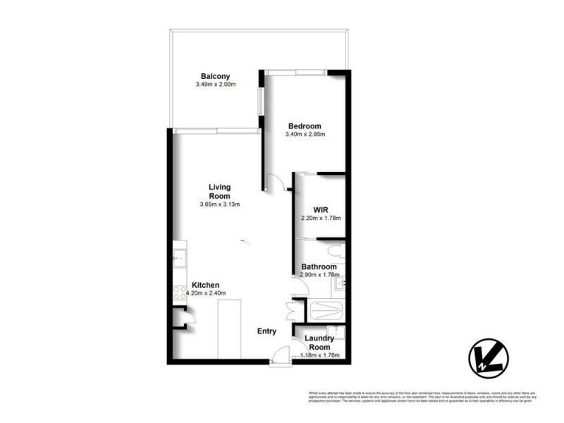 804/9-15 Regina Street, Greenslopes QLD 4120 Floorplan