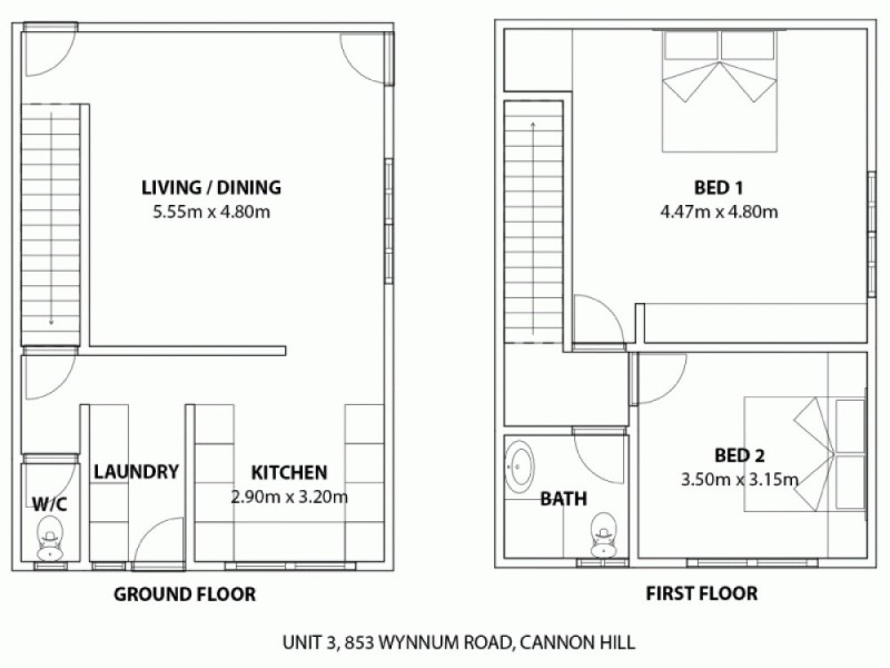 3/853 Wynnum Road, Cannon Hill QLD 4170 Floorplan