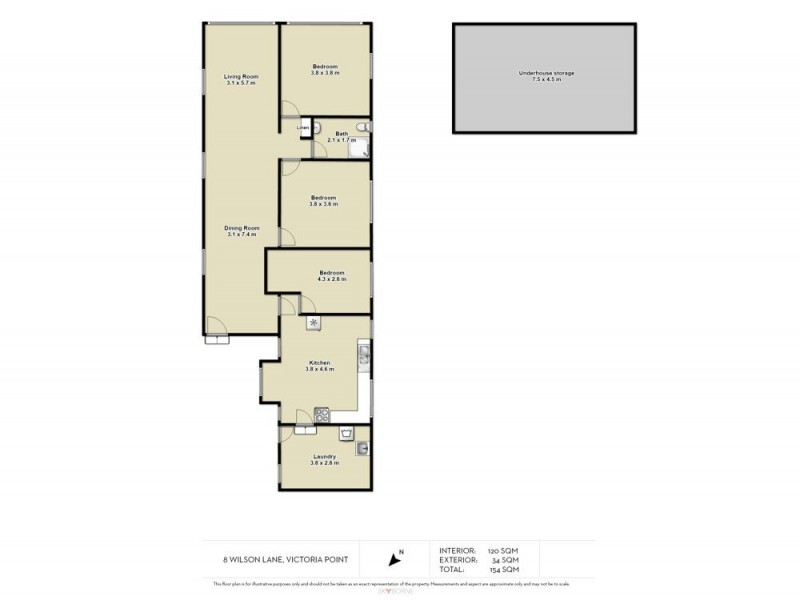 8 Wilson Lane, Victoria Point QLD 4165 Floorplan