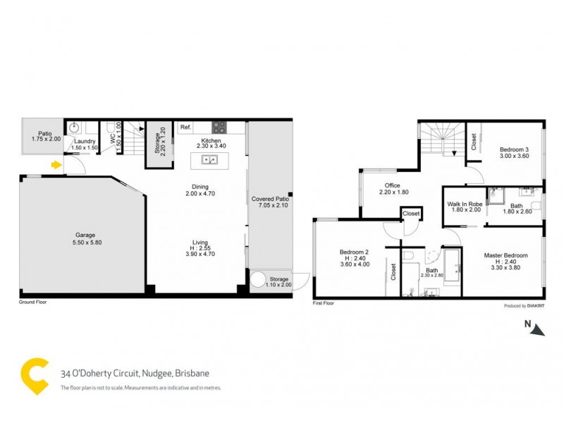 11/34 O’Doherty Circuit, Nudgee QLD 4014 Floorplan