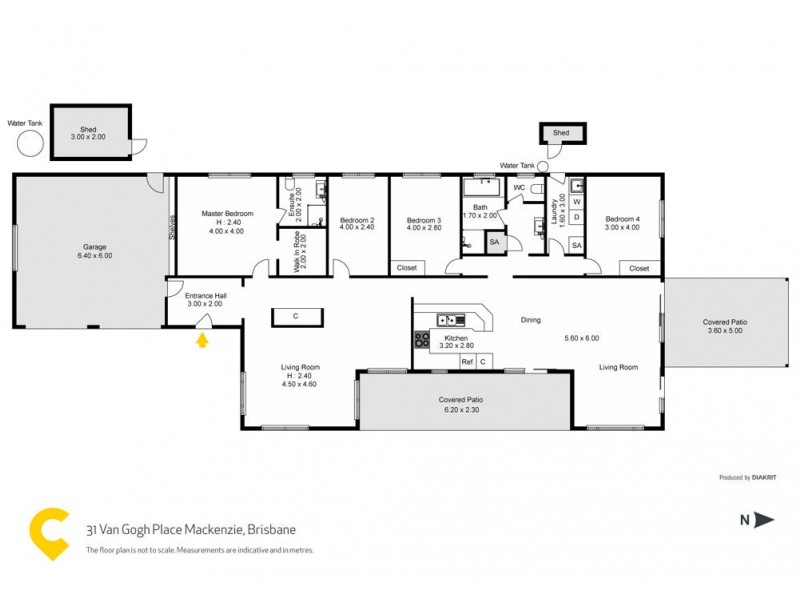 31 Van Gogh Place, Mackenzie QLD 4156 Floorplan