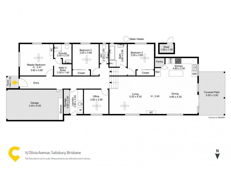 15 Olivia Avenue, Salisbury QLD 4107 Floorplan