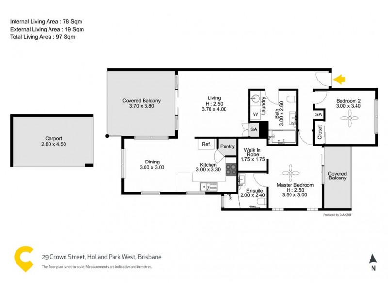 5/29 Crown Street, Holland Park West QLD 4121 Floorplan