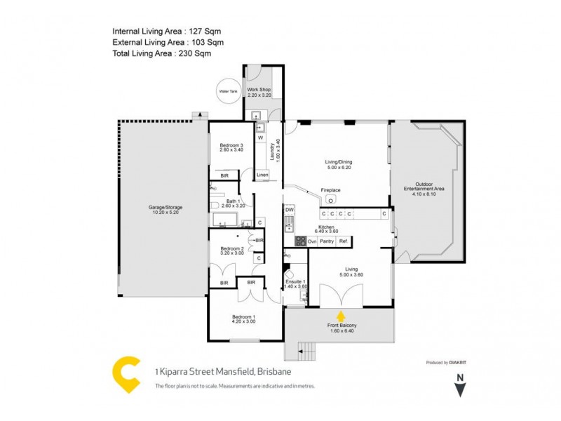 1 Kiparra Street, Mansfield QLD 4122 Floorplan