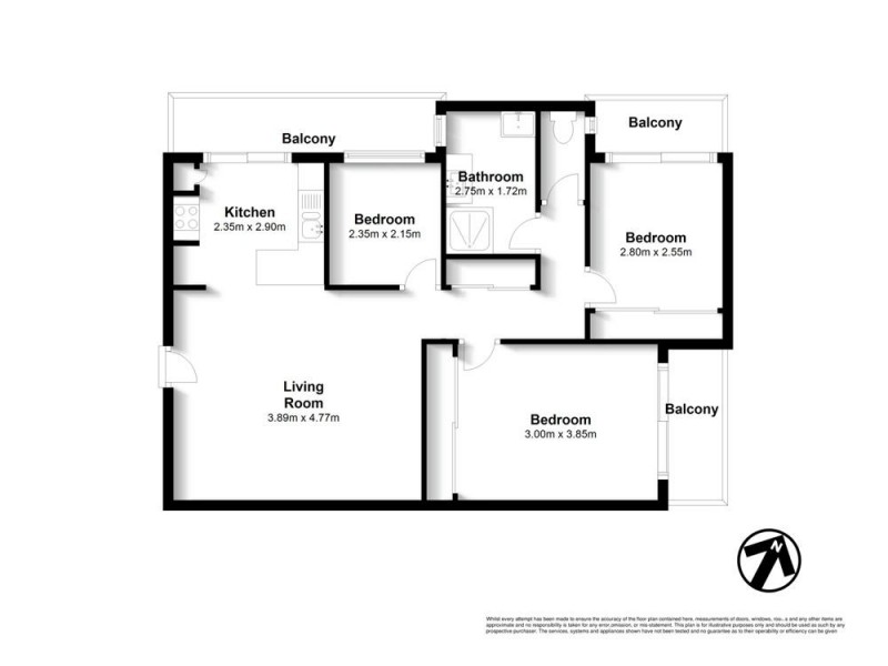 3/37 Lauder Street, Mount Gravatt East QLD 4122 Floorplan
