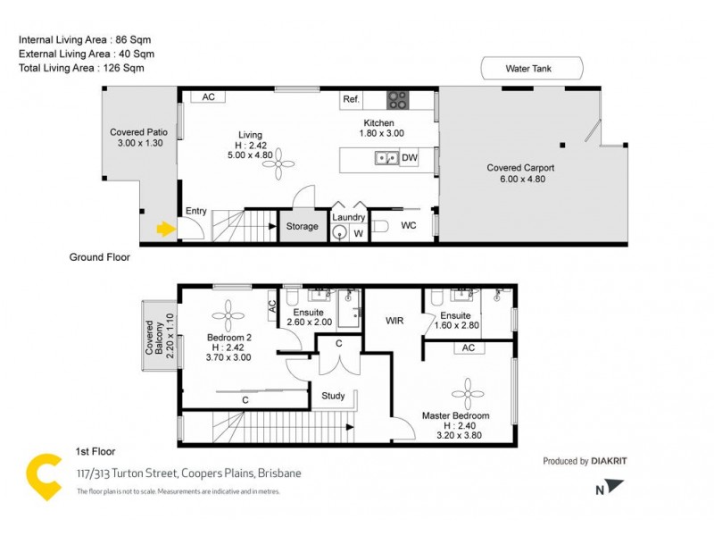 117/313 Turton Street, Coopers Plains QLD 4108 Floorplan