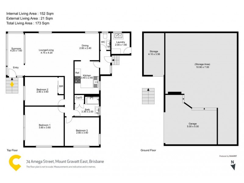 74 Amega Street, Mount Gravatt East QLD 4122 Floorplan