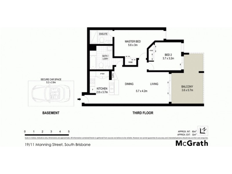 19/9-11 Manning Street, South Brisbane QLD 4101 Floorplan
