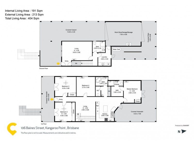 106 Baines Street, Kangaroo Point QLD 4169 Floorplan