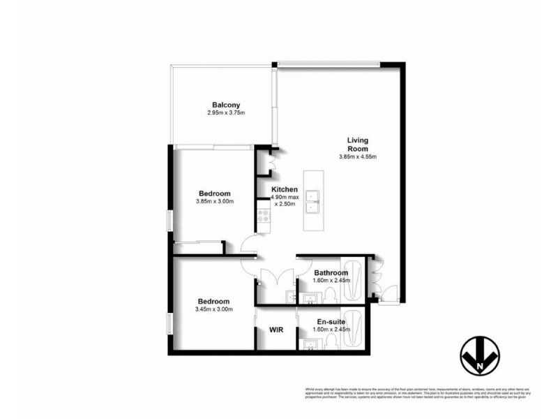 904/18 Duke Street, Kangaroo Point QLD 4169 Floorplan