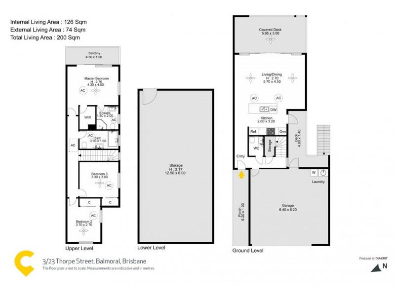 3/23 Thorpe Street, Balmoral QLD 4171 Floorplan