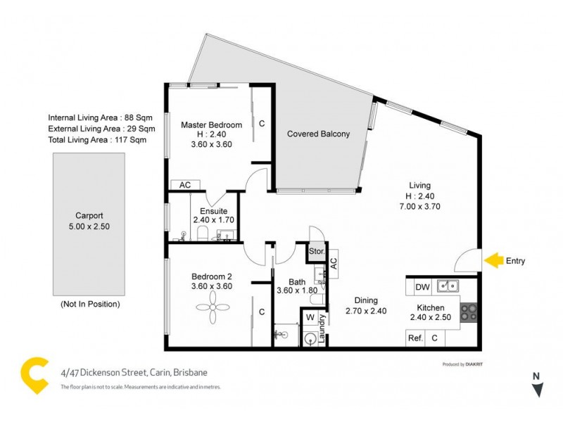 4/47 Dickenson Street, Carina QLD 4152 Floorplan