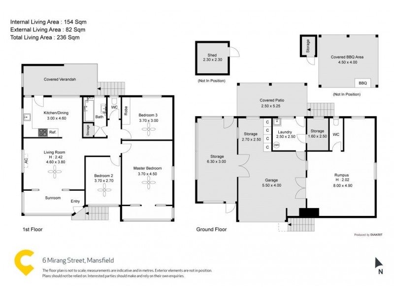 6 Mirang Street, Mansfield QLD 4122 Floorplan