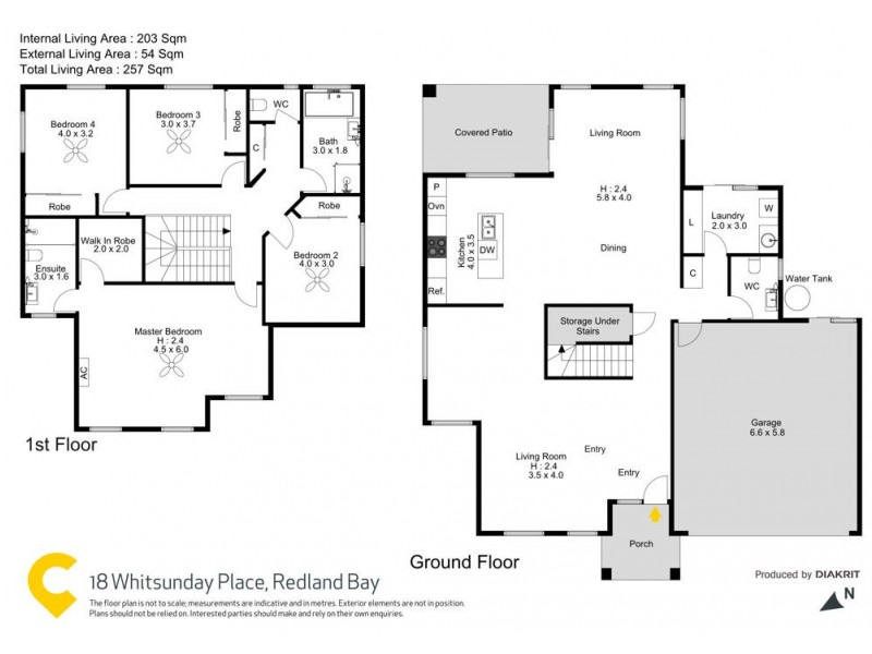 18 Whitsunday Place, Redland Bay QLD 4165 Floorplan