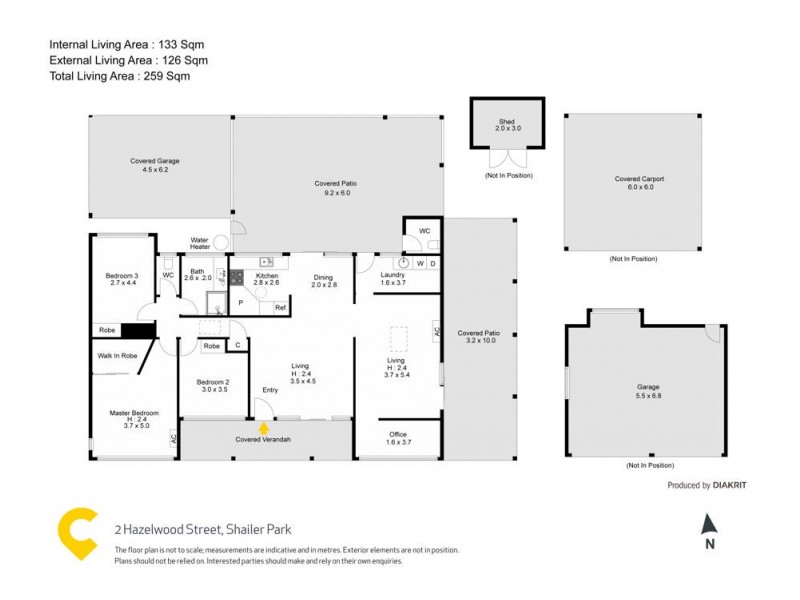 2 Hazelwood Street, Shailer Park QLD 4128 Floorplan