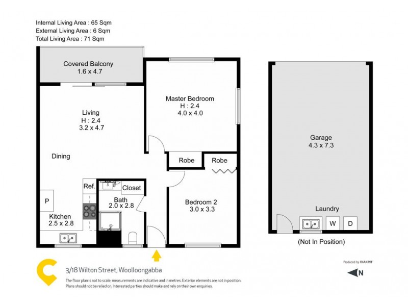 3/18 Wilton Street, Woolloongabba QLD 4102 Floorplan