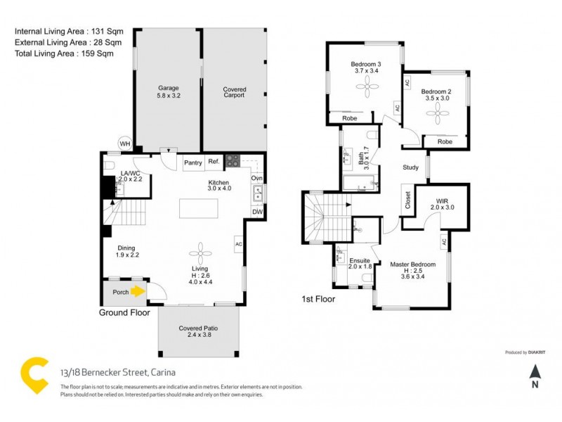 13/18 Bernecker Street, Carina QLD 4152 Floorplan