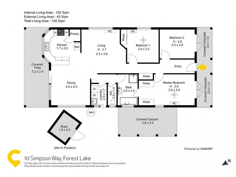 10 Simpson Way, Forest Lake QLD 4078 Floorplan