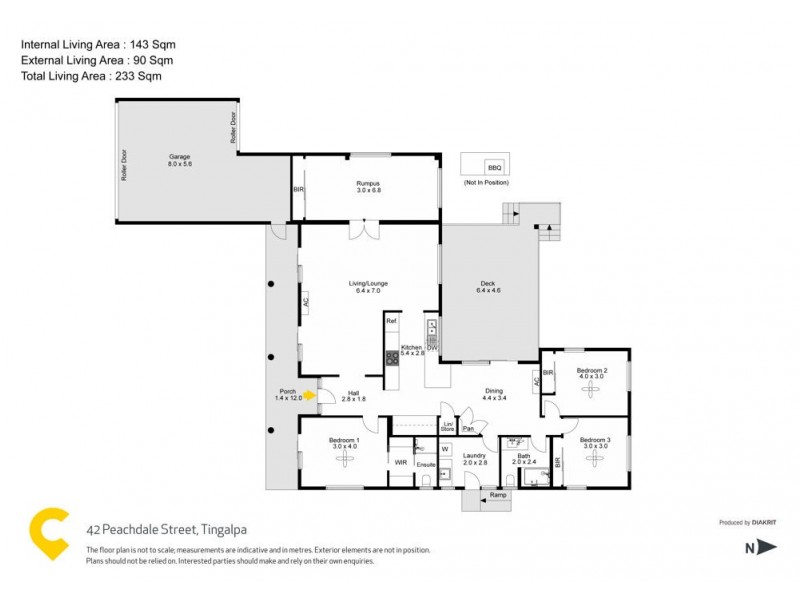 42 Peachdale Street, Tingalpa QLD 4173 Floorplan