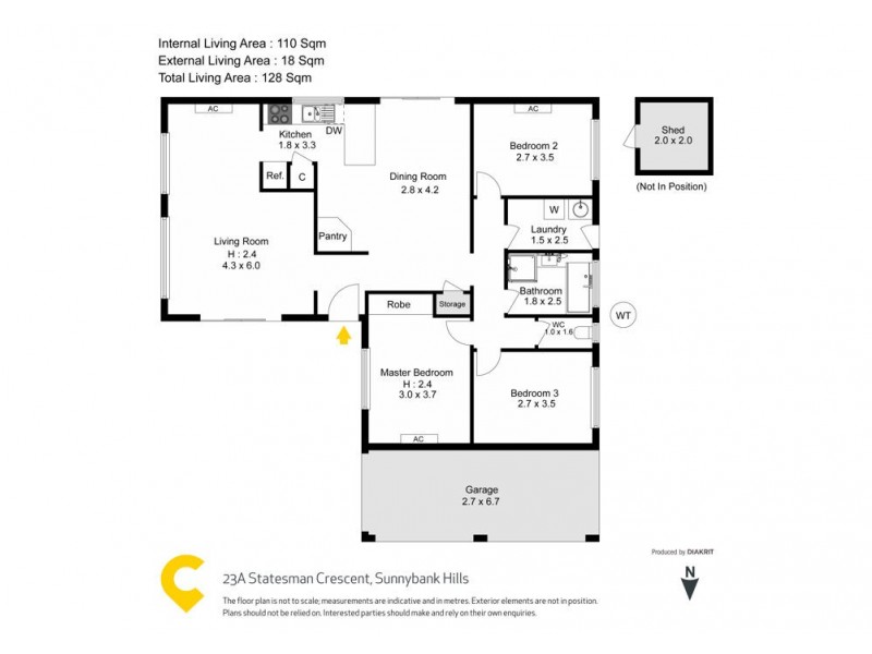 23A Statesman Crescent, Sunnybank Hills QLD 4109 Floorplan