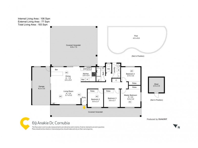 69 Anakie Drive, Cornubia QLD 4130 Floorplan