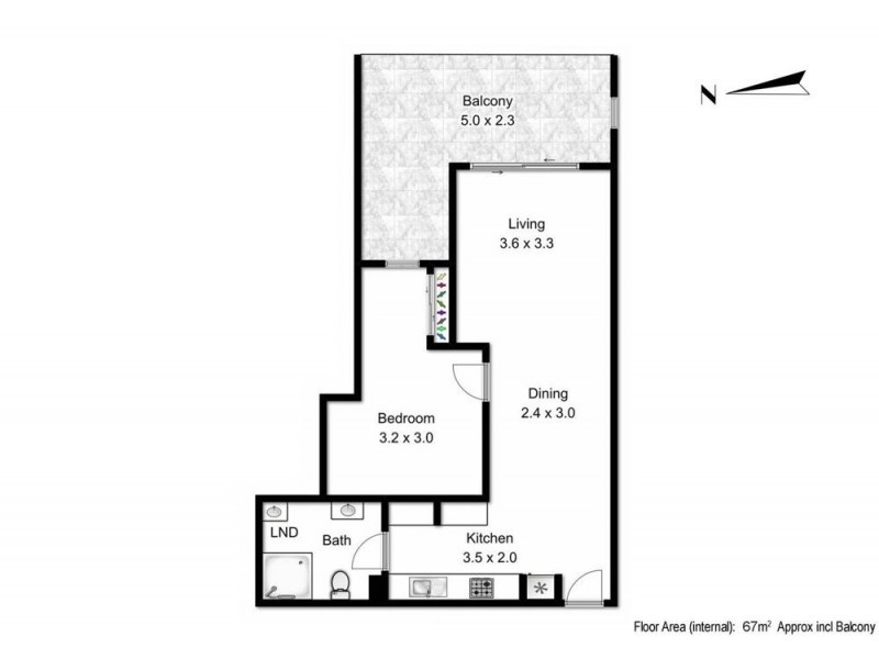 310/19 Masters Street, Newstead QLD 4006 Floorplan