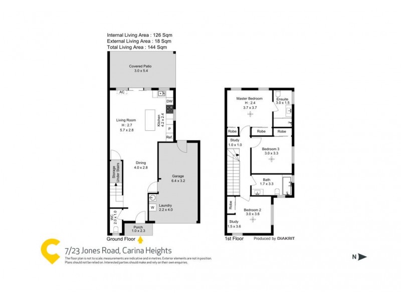 7/23 Jones Road, Carina Heights QLD 4152 Floorplan