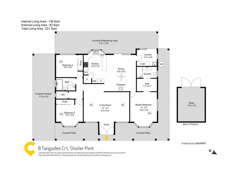 8 Tangadee Court, Shailer Park QLD 4128 Floorplan
