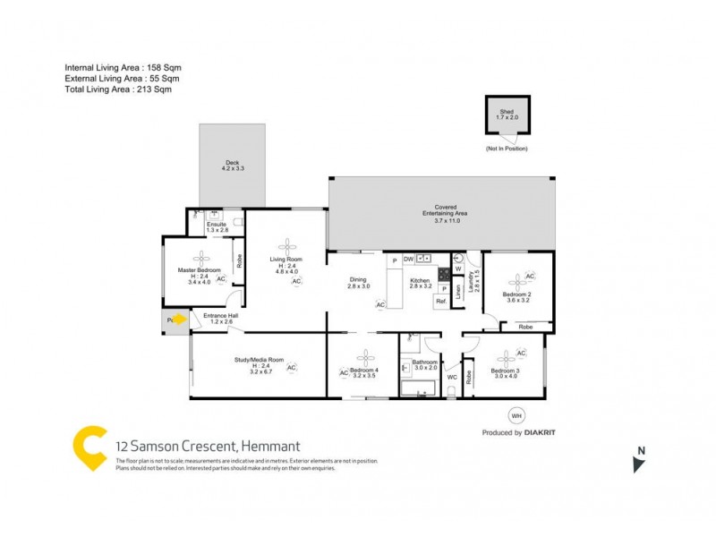 12 Samson Crescent, Hemmant QLD 4174 Floorplan