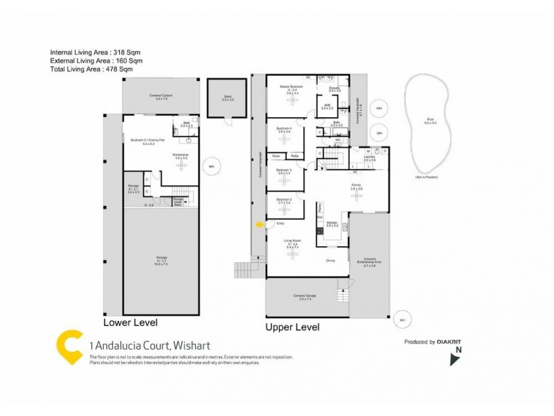 1 Andalucia Court, Wishart QLD 4122 Floorplan