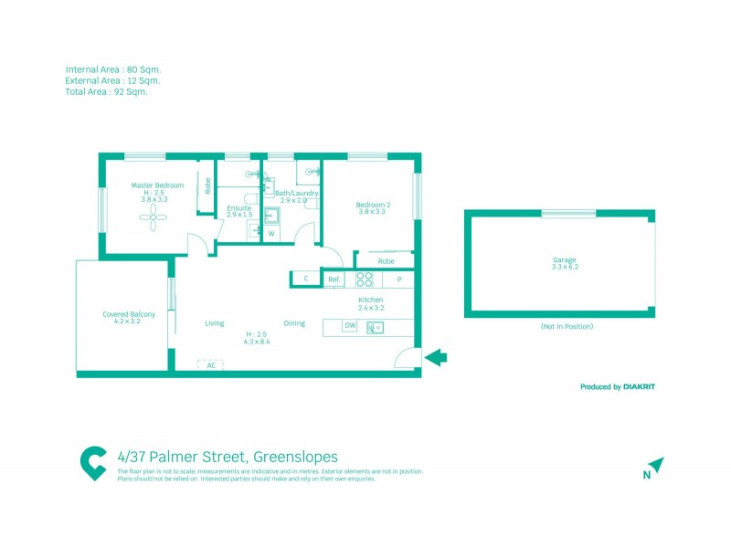 4/37 Palmer Street, Greenslopes QLD 4120 Floorplan