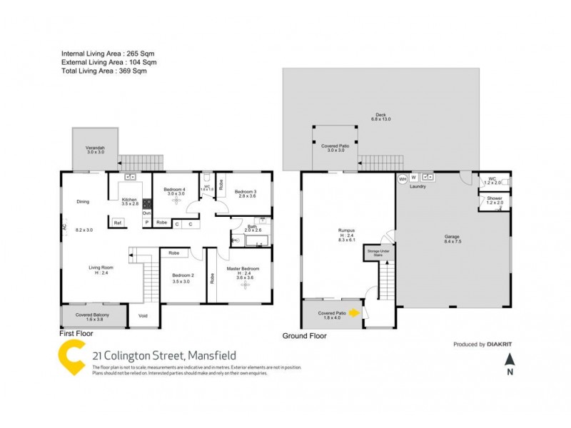 21 Colington Street, Mansfield QLD 4122 Floorplan
