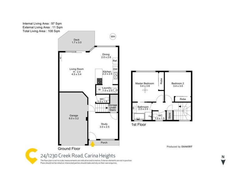 24/1230 Creek Road, Carina Heights QLD 4152 Floorplan