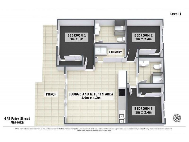 4/5 Fairy Street, Moorooka QLD 4105 Floorplan