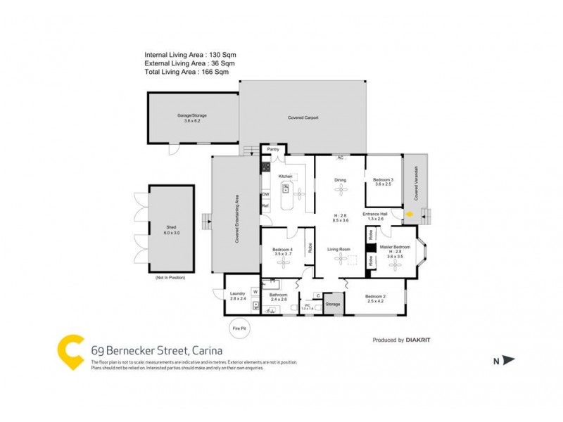 69 Bernecker Street, Carina QLD 4152 Floorplan
