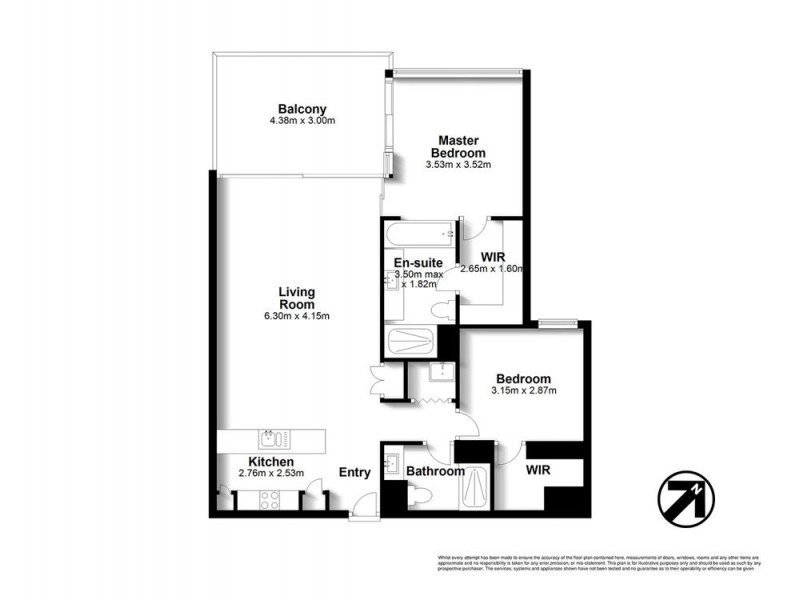 306/10 Pidgeon Close, West End QLD 4101 Floorplan