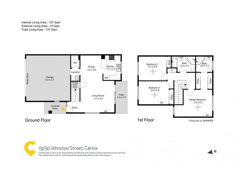 19/50 Johnston Street, Carina QLD 4152 Floorplan
