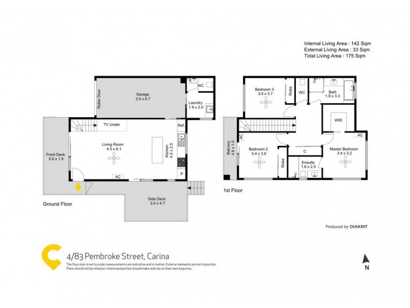 4/83 Pembroke Street, Carina QLD 4152 Floorplan