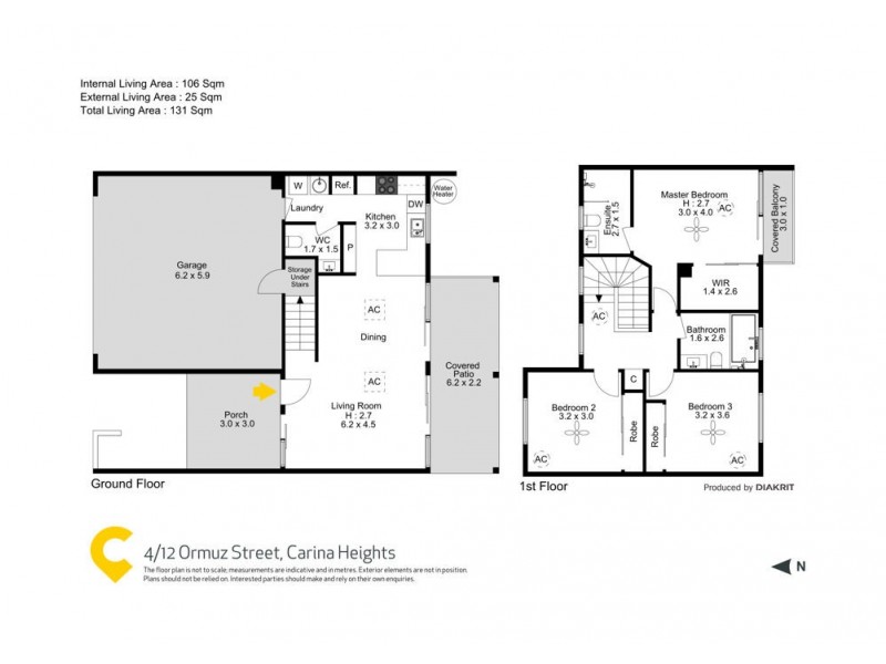 4/12 Ormuz Street, Carina Heights QLD 4152 Floorplan